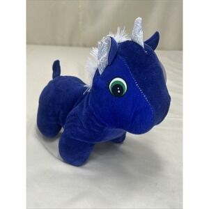 NWT A&A Global Industries Blue Unicorn Plush Stuffed Animal Toy